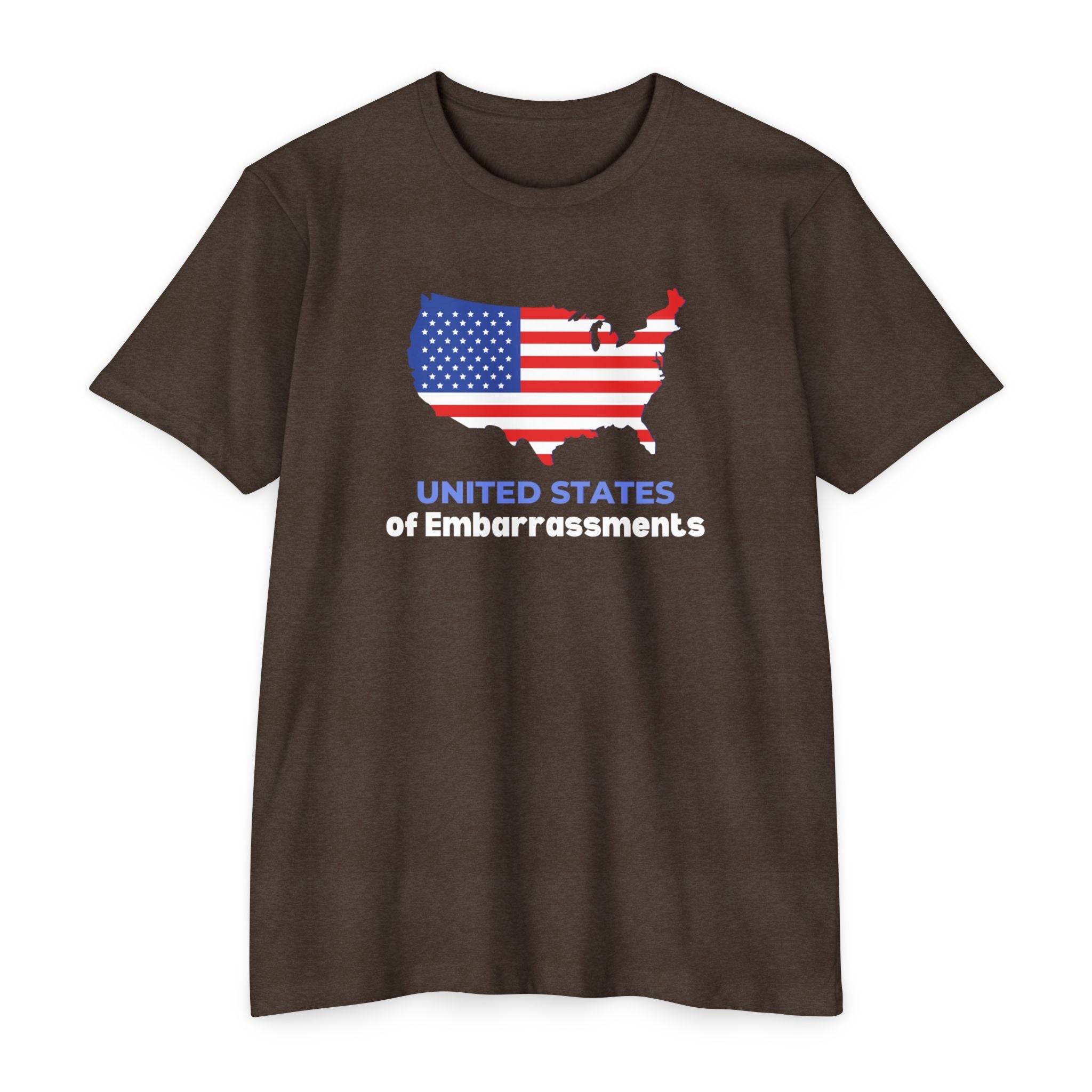 United States of Embarrassments | Men's CVC Jersey T-Shirt | Sizes Up To 4XL