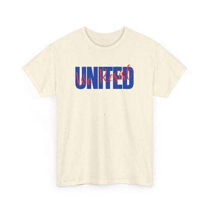 United We Resist | Men’s Heavy 100% Cotton T-Shirt | Sizes Up To 5XL