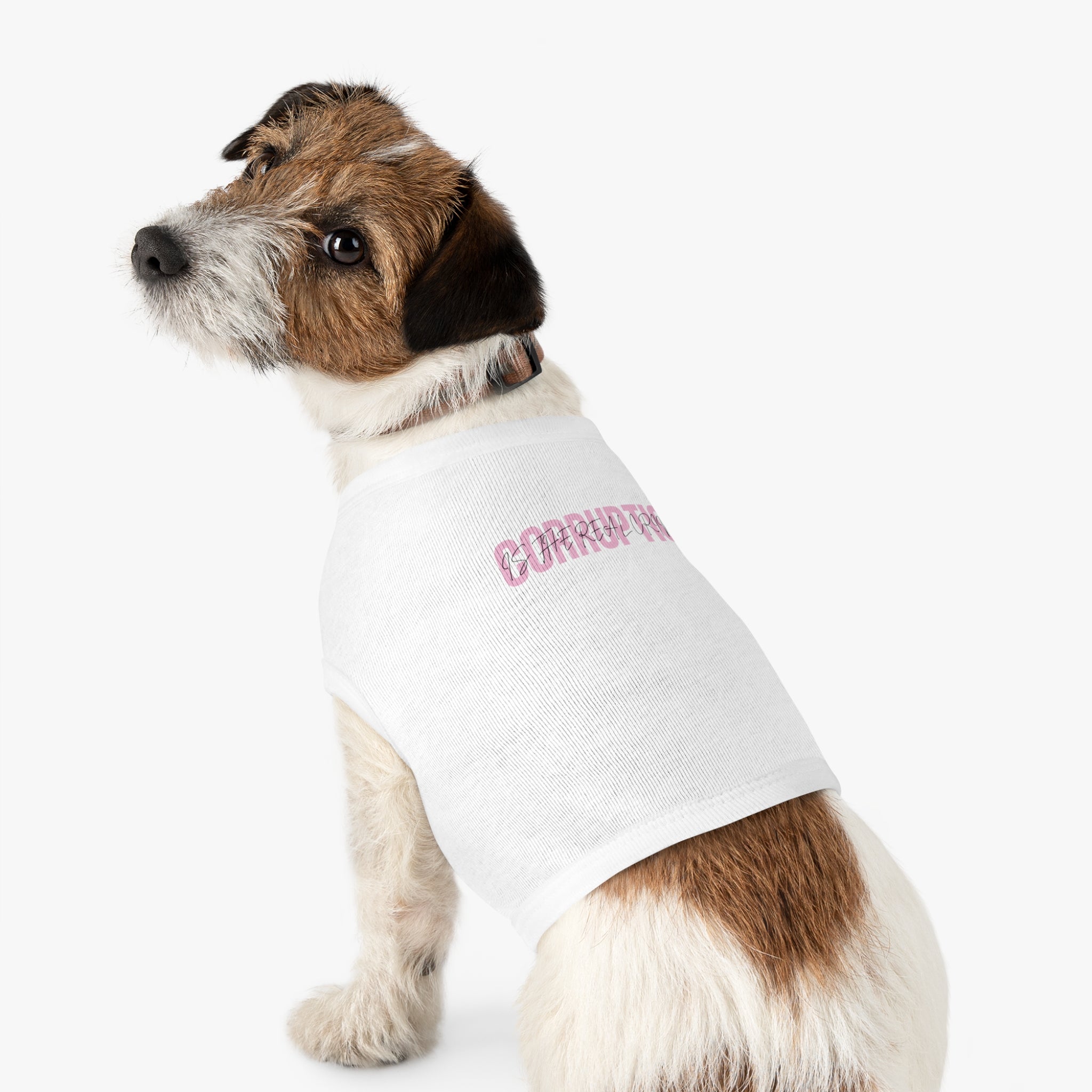 Corruption is The Real Crime | Pet Resistance Tank | Sizes M, L, XL