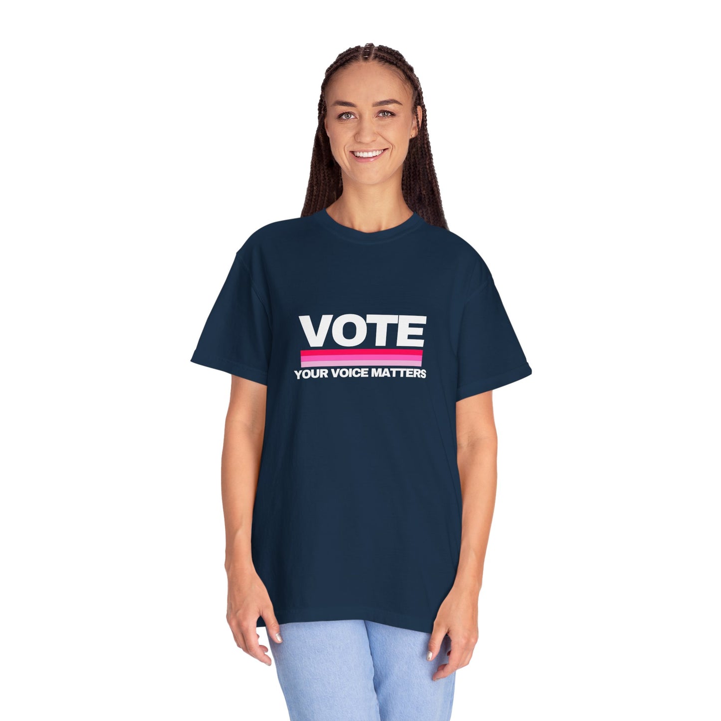 Unisex Garment-Dyed T-shirt | VOTE Your Voice Matters