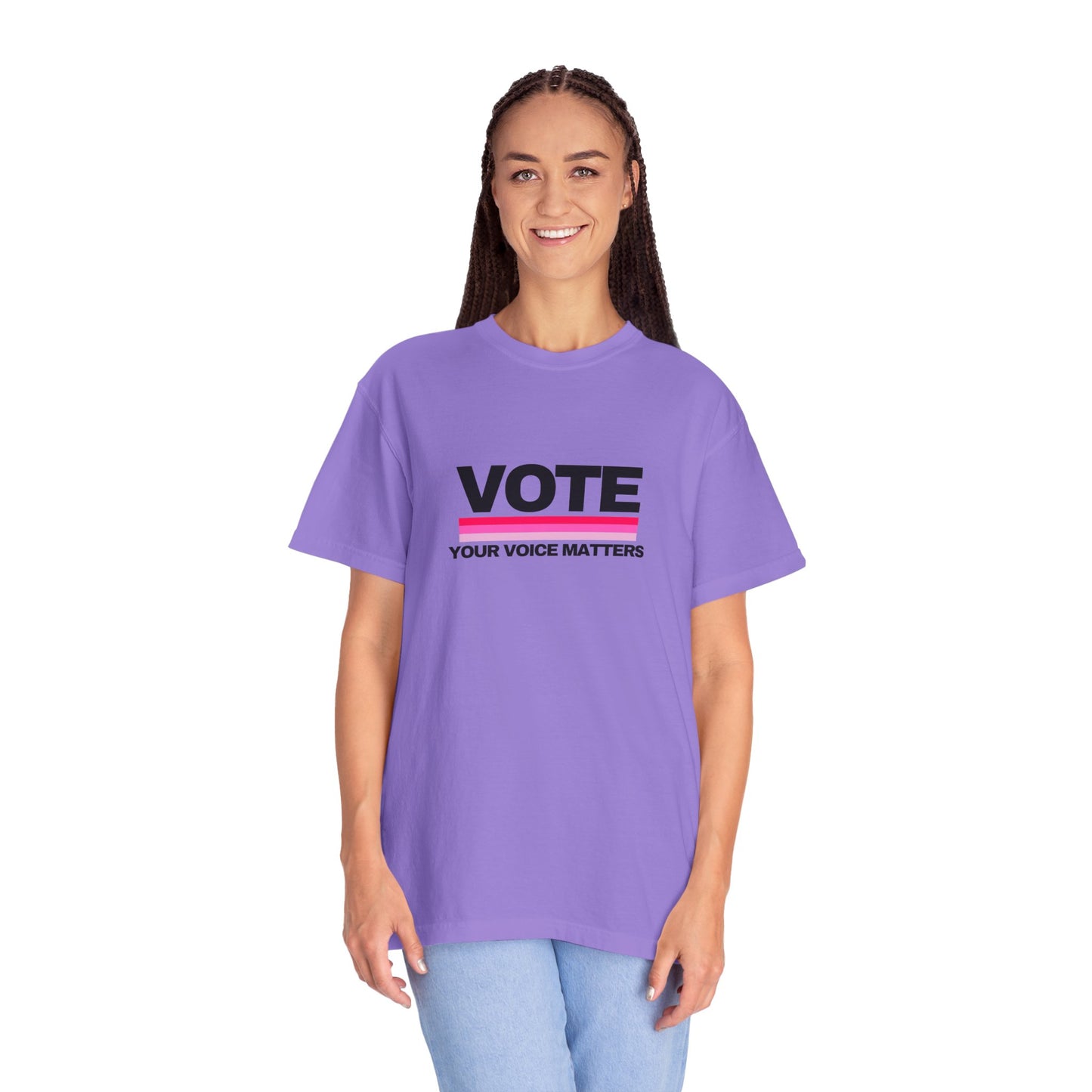 Unisex Garment-Dyed T-shirt | VOTE Your Voice Matters