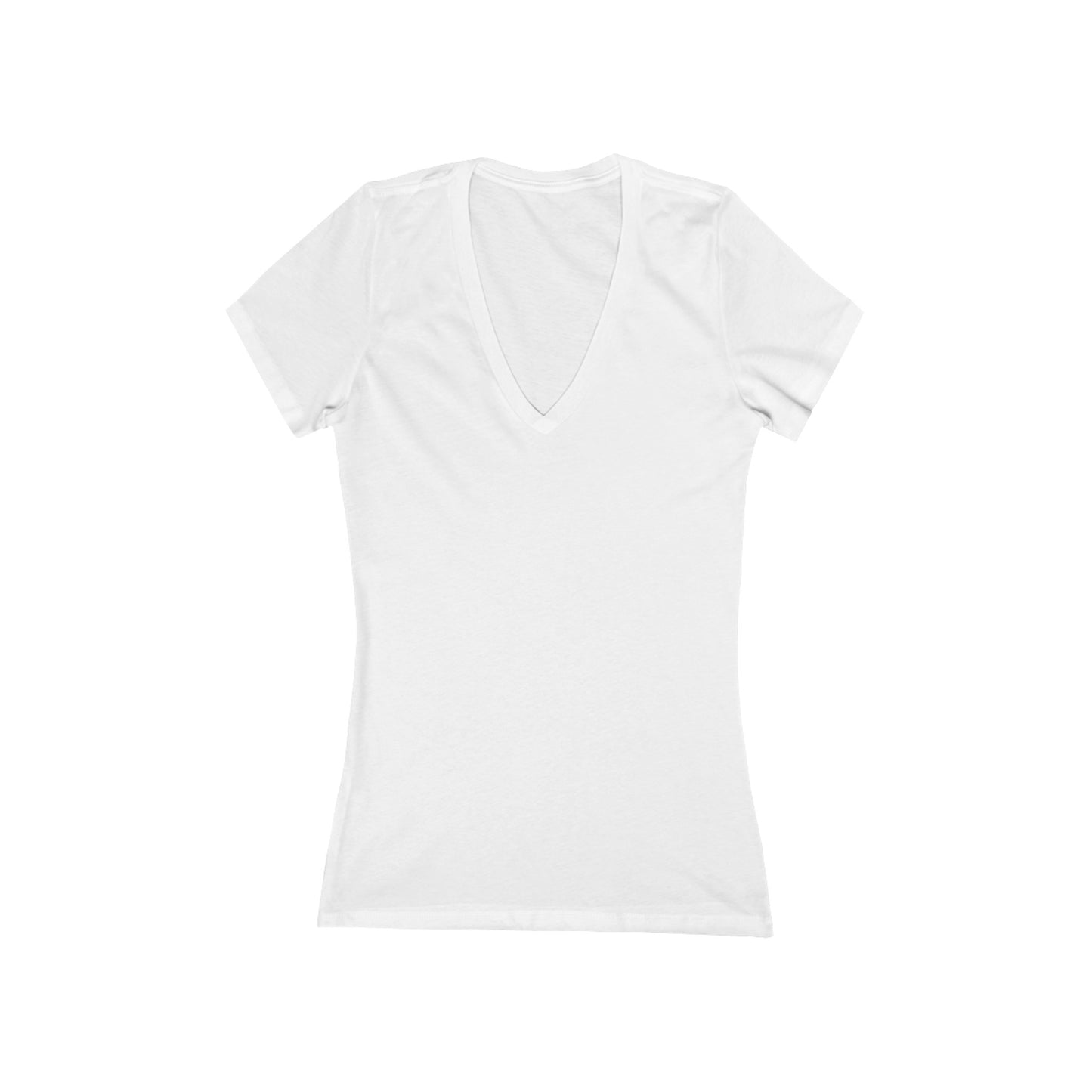 Women's Jersey Short Sleeve Deep V-Neck Tee | Women United 2024