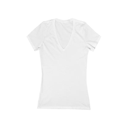 Women's Jersey Short Sleeve Deep V-Neck Tee | Women United 2024