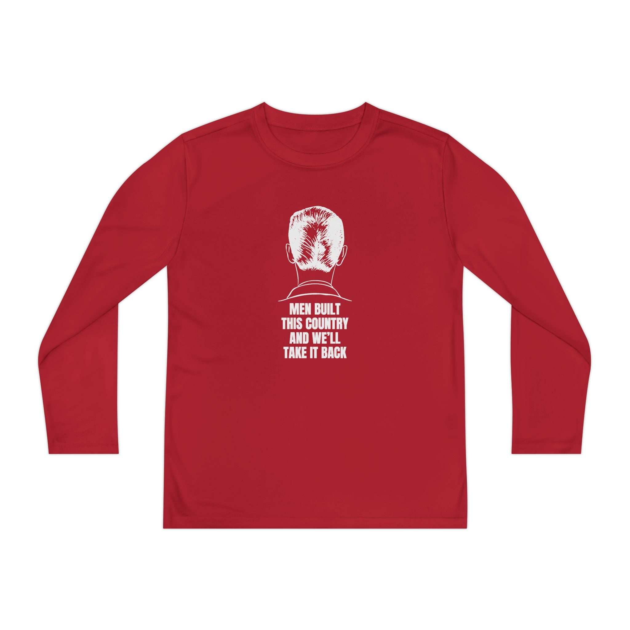 Men Built This Country | Youth Long Sleeve Tee | Future Leader & Patriot
