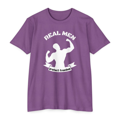 Real Men Protect Freedom | Men's Patriotic T-Shirt | Sizes Up To 4XL