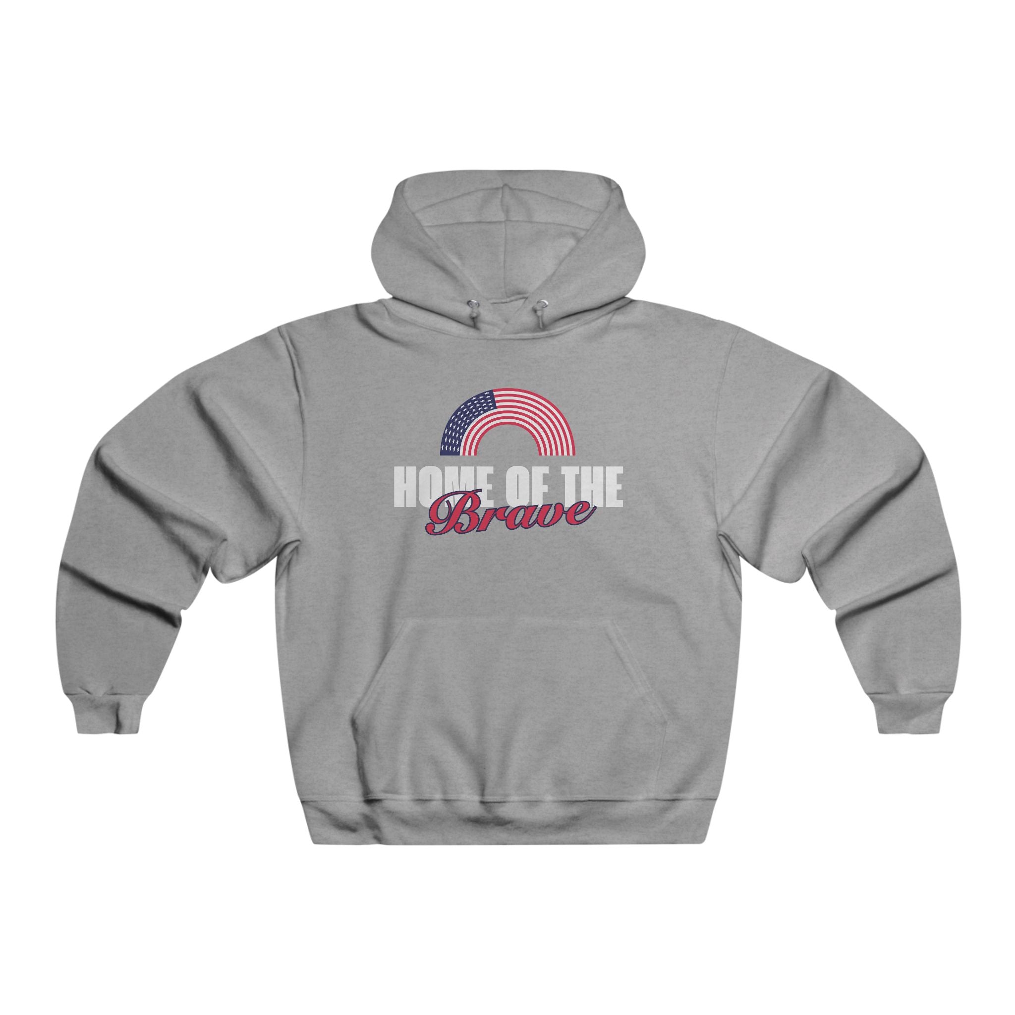 Home of the Brave Hoodie | Men's NUBLEND® Sweatshirt | Sizes Up To 2XL