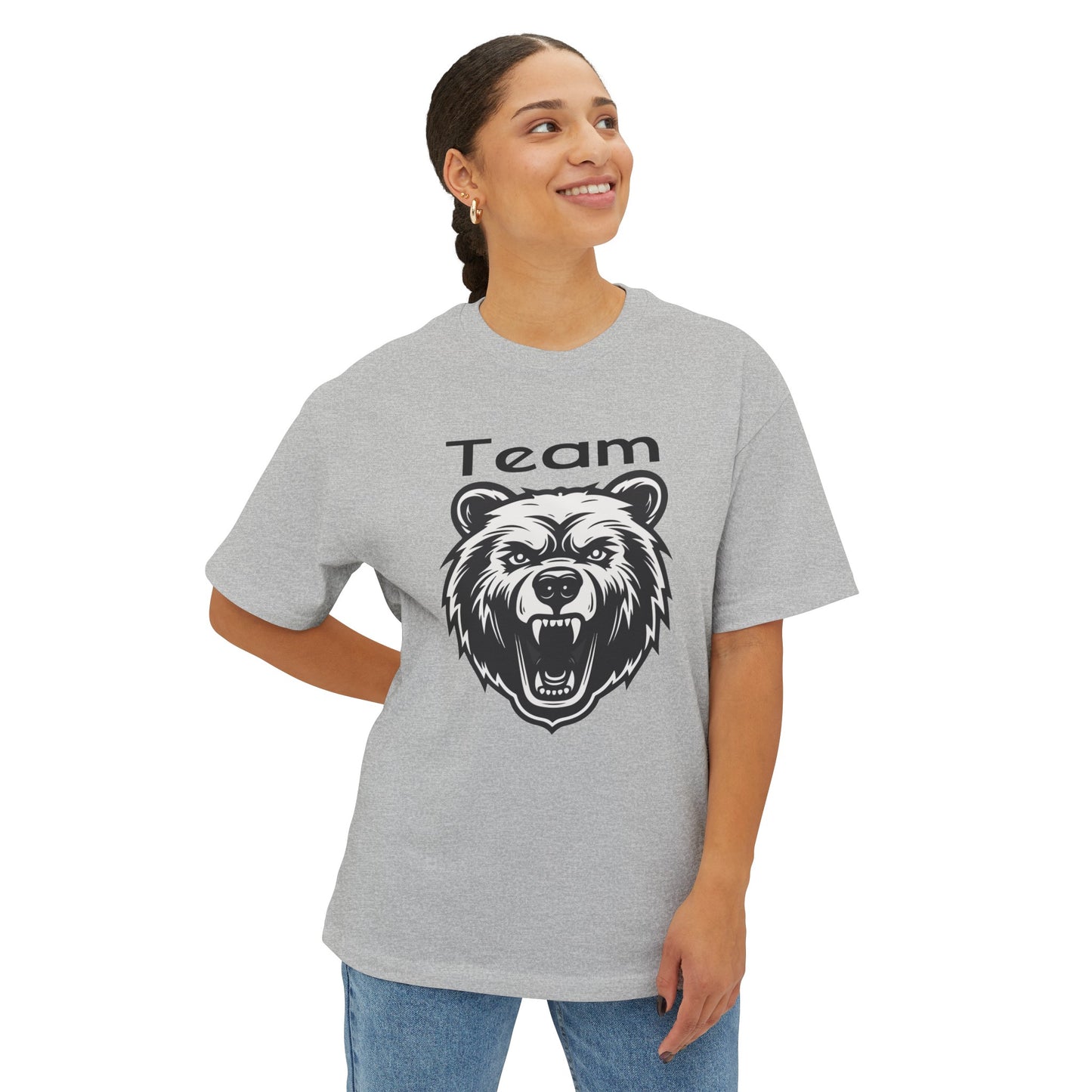 Unisex Oversized Boxy Tee | Team Bear