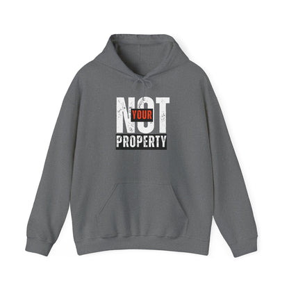 Not Your Property | Women's Soft Cotton Poly Blend Hoodie | Sizes Up To 5XL