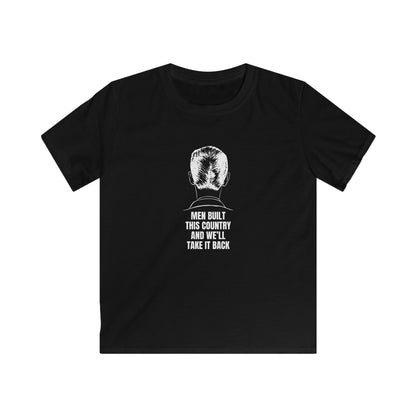 Men Built This Country | Kids Softstyle T-Shirt | Young Leaders | Sizes Up To XL