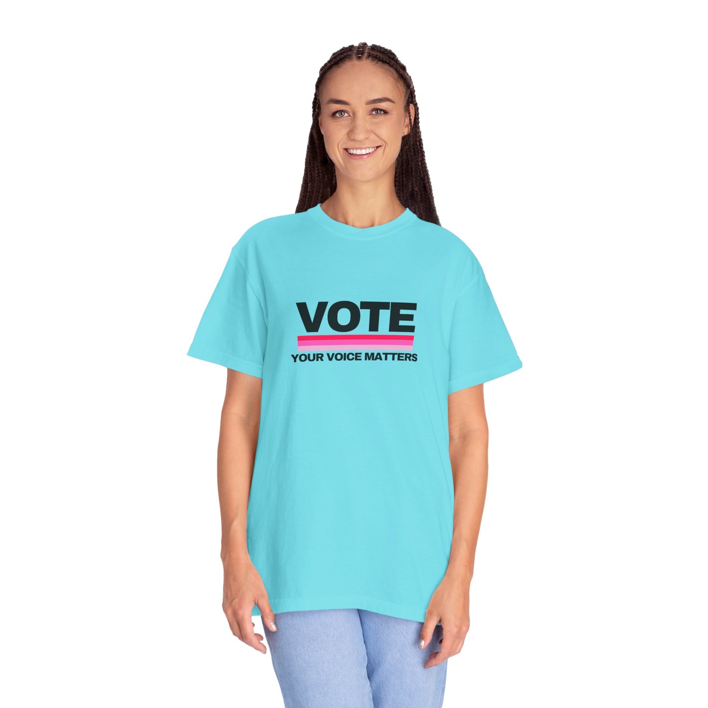 Unisex Garment-Dyed T-shirt | VOTE Your Voice Matters