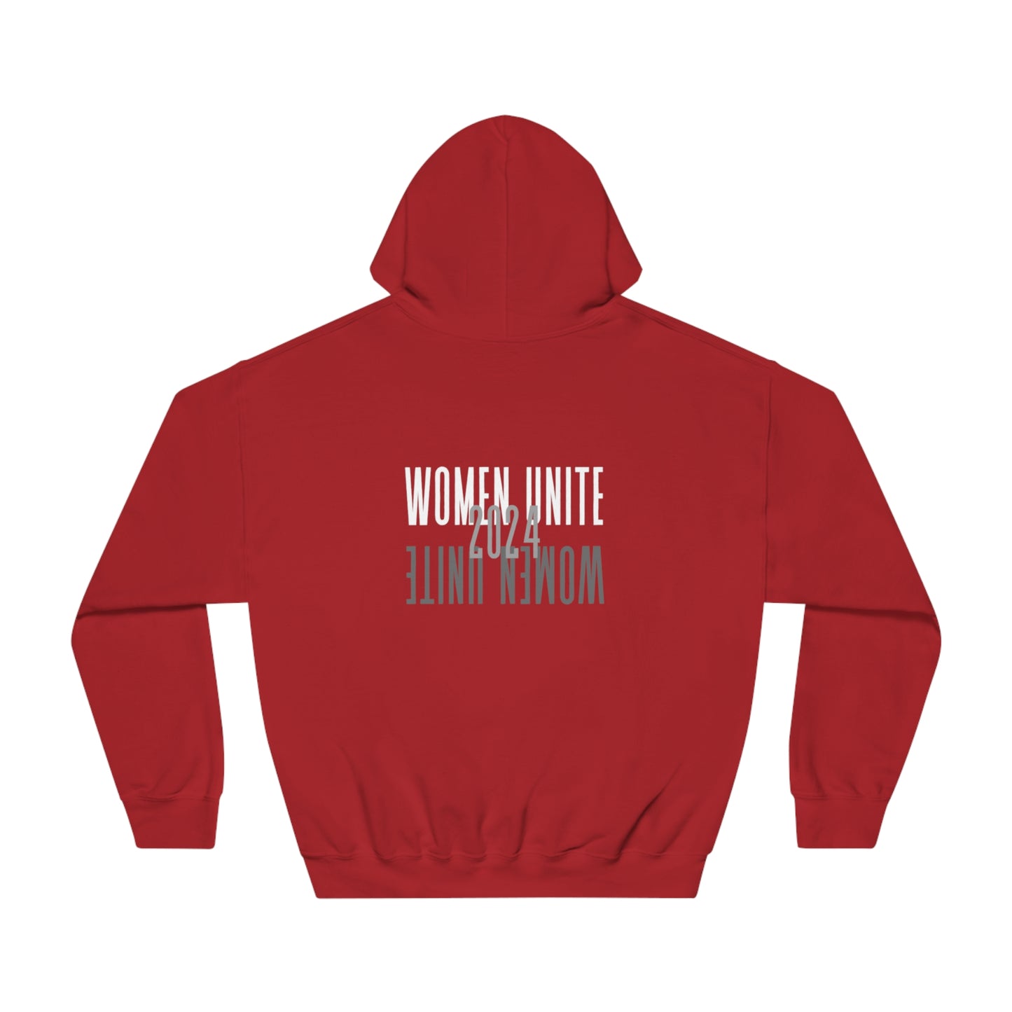 Unisex DryBlend® Hooded Sweatshirt | ROEVEMBER when we win (front) Women Unite (back) | 7 colors 6 sizes