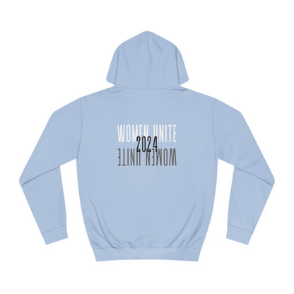 Unisex College Hoodie | ROEVEMBER when we win (front) Women United 2024 (back) | 4 colors 5 sizes