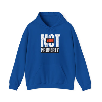 Not Your Property | Women's Soft Cotton Poly Blend Hoodie | Sizes Up To 5XL
