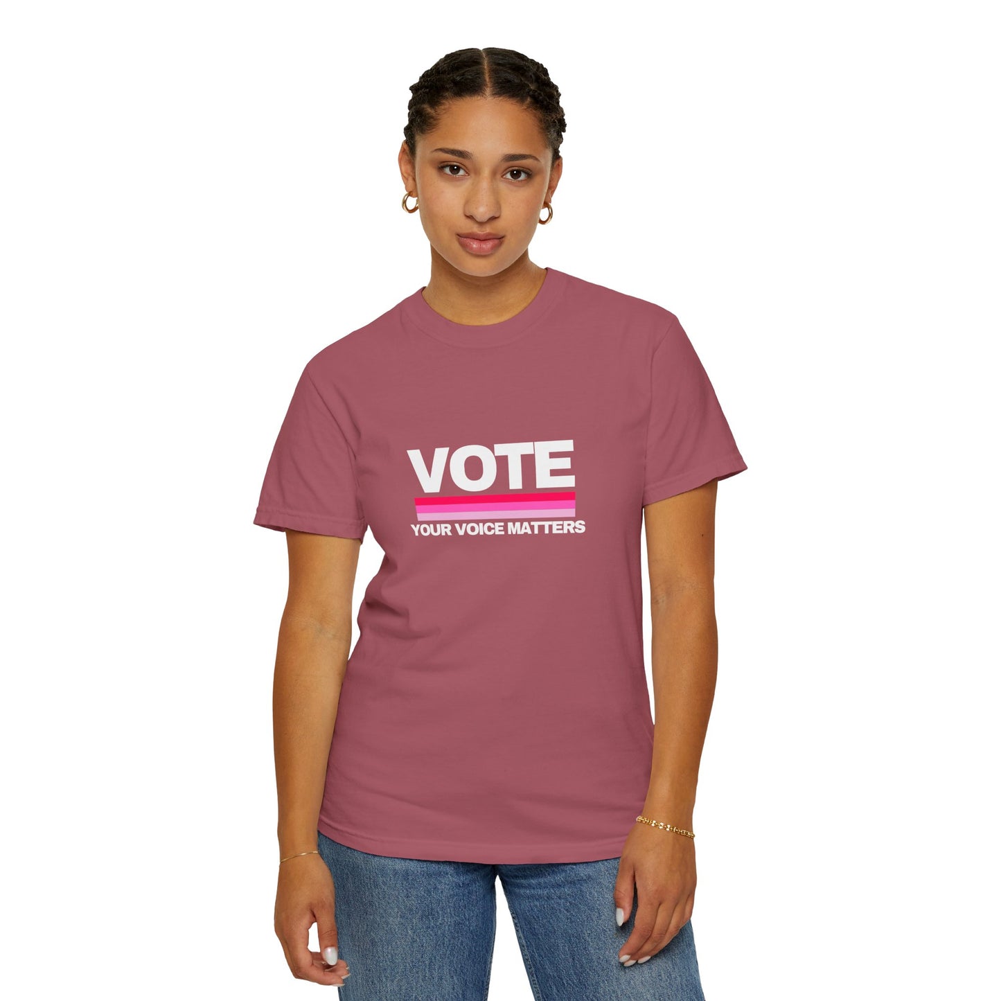 Unisex Garment-Dyed T-shirt | VOTE Your Voice Matters