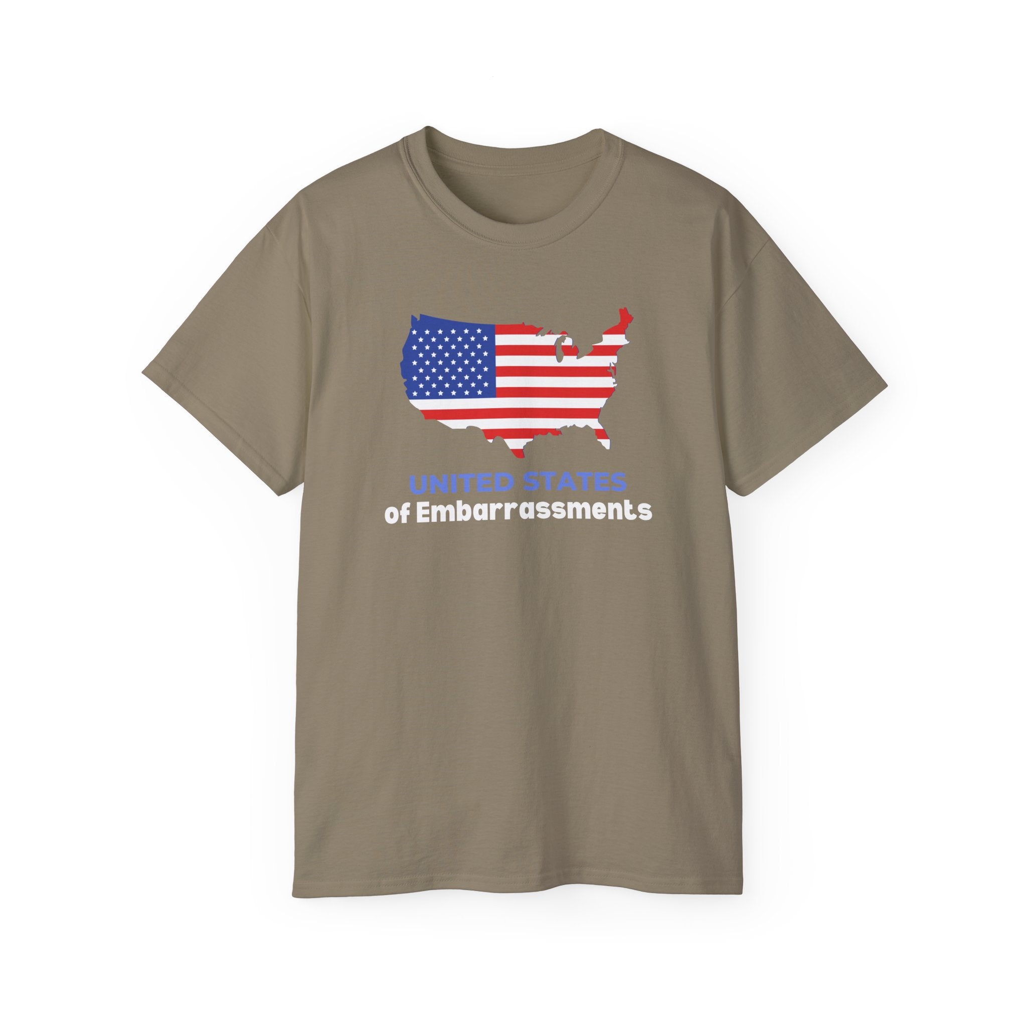 United States of Embarassments | Women's Ulta Cotton T-Shirt | Sizes Up to 5XL