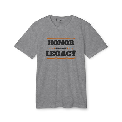 Honor, Strength, Legacy | Adidas® Men's Sport T-Shirt | Sizes Up To 4XL