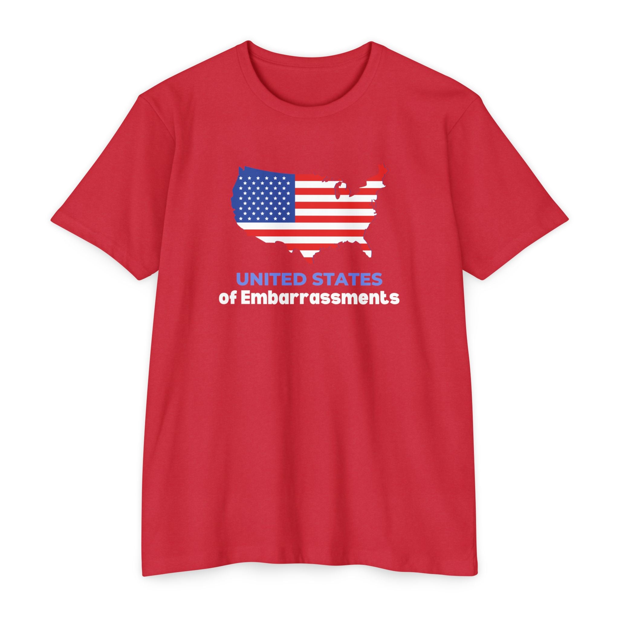 United States of Embarrassments | Men's CVC Jersey T-Shirt | Sizes Up To 4XL