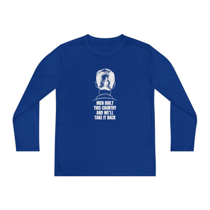 Men Built This Country | Youth Long Sleeve Tee | Future Leader & Patriot
