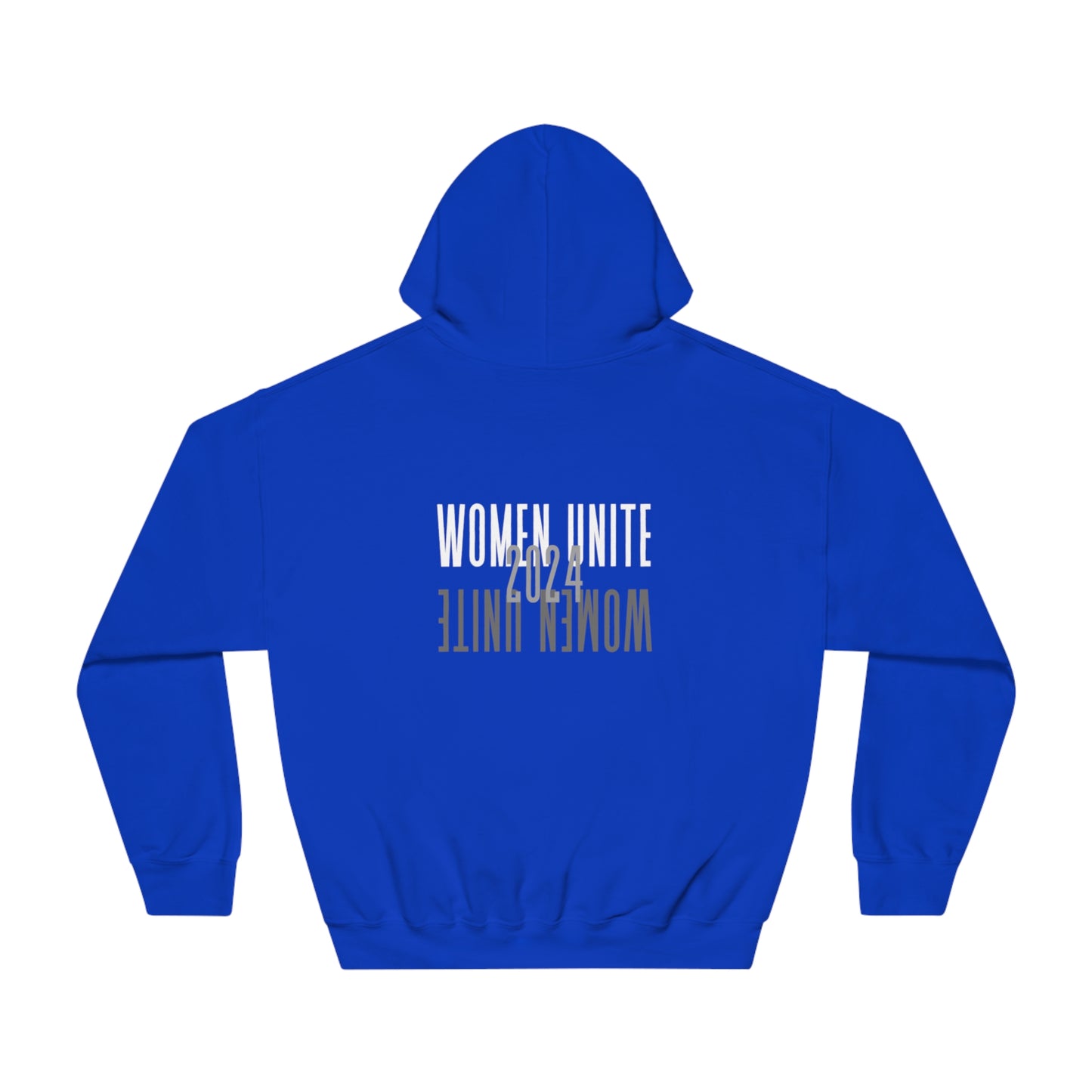 Unisex DryBlend® Hooded Sweatshirt | ROEVEMBER when we win (front) Women Unite (back) | 7 colors 6 sizes