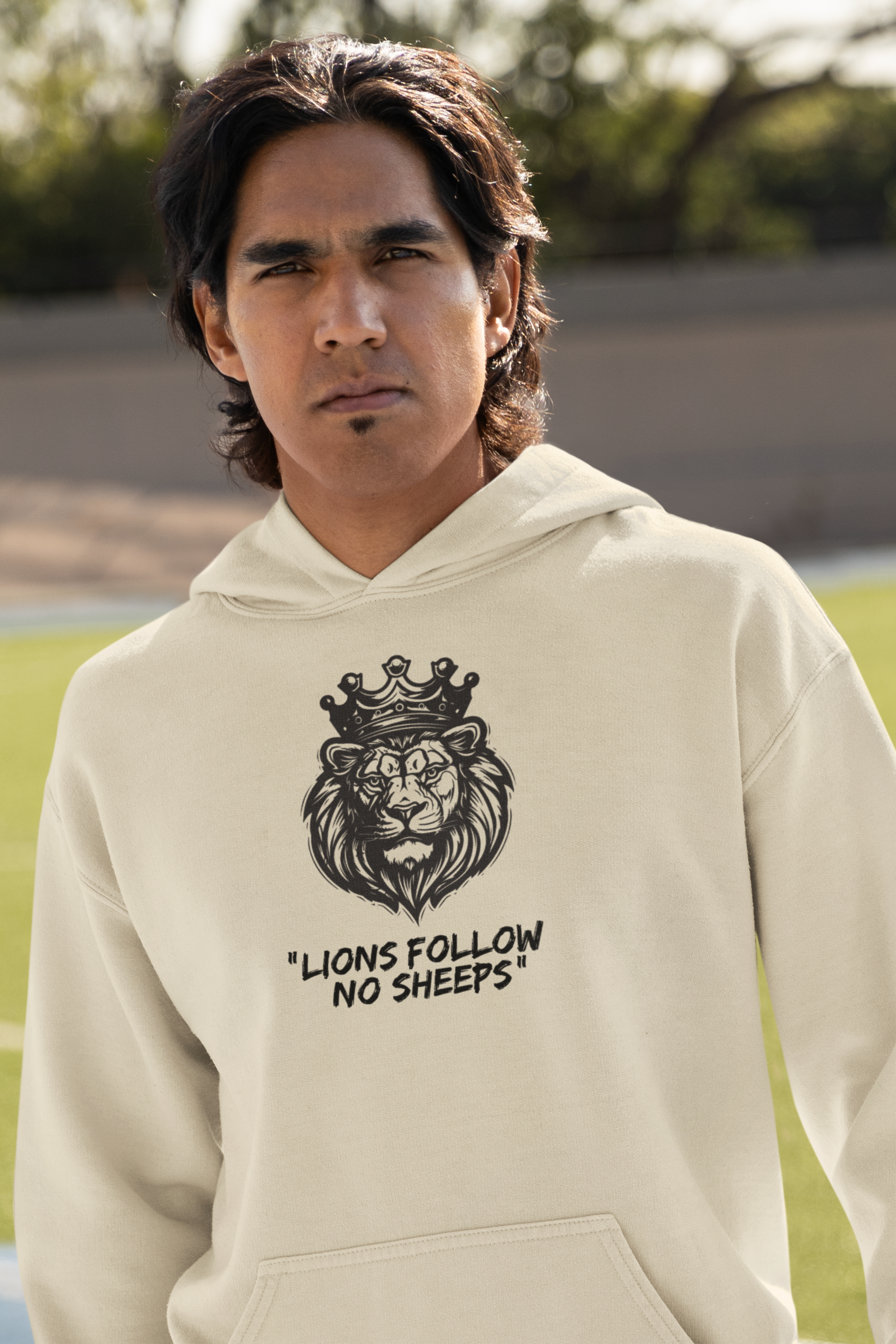 "Lions Follow No Sheeps" | Men's Heavy Blend Hoodie | Sizes Up To 5XL