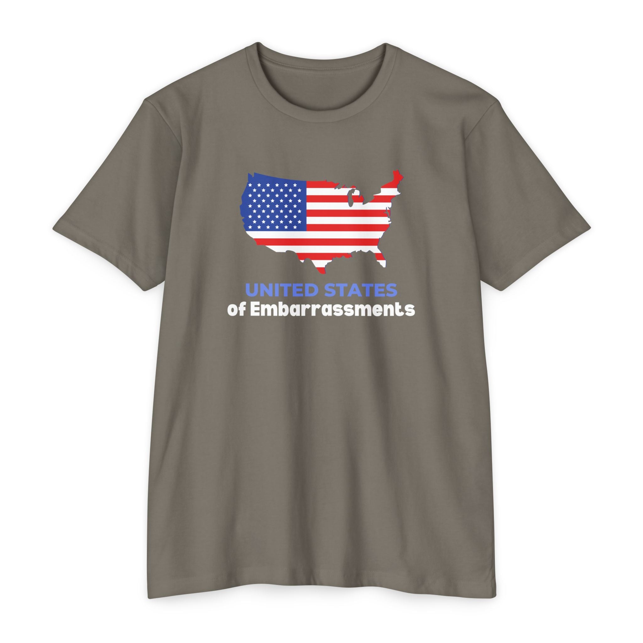 United States of Embarrassments | Men's CVC Jersey T-Shirt | Sizes Up To 4XL