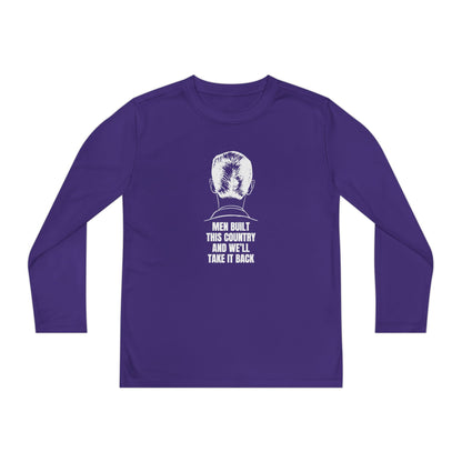 Men Built This Country | Youth Long Sleeve Tee | Future Leader & Patriot