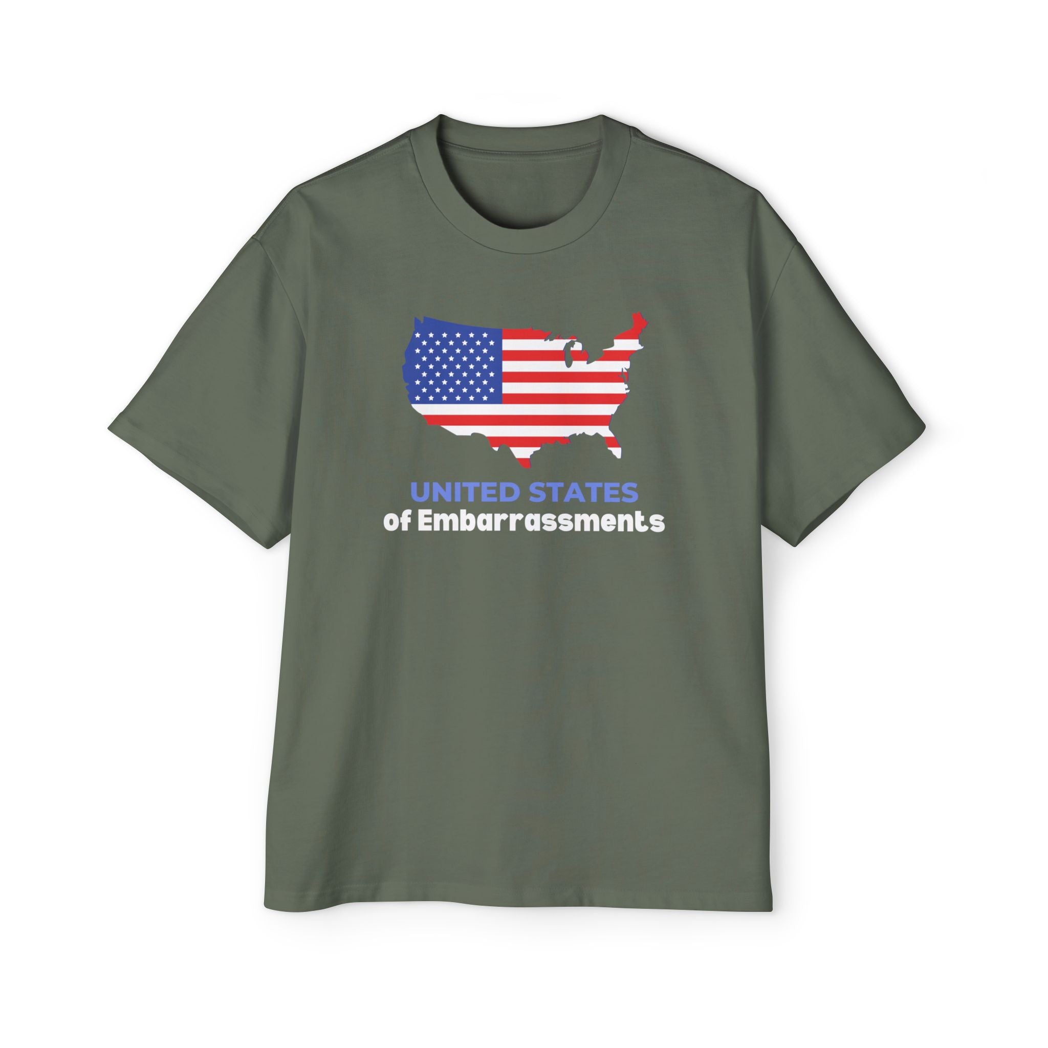 'United States of Embarrassments' | Men's 100% Cotton T-Shirt | Sizes Up To 3XL