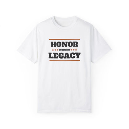 Honor. Strength. Legacy. | Men's 100% Cotton T-Shirt | Sizes Up To 4XL