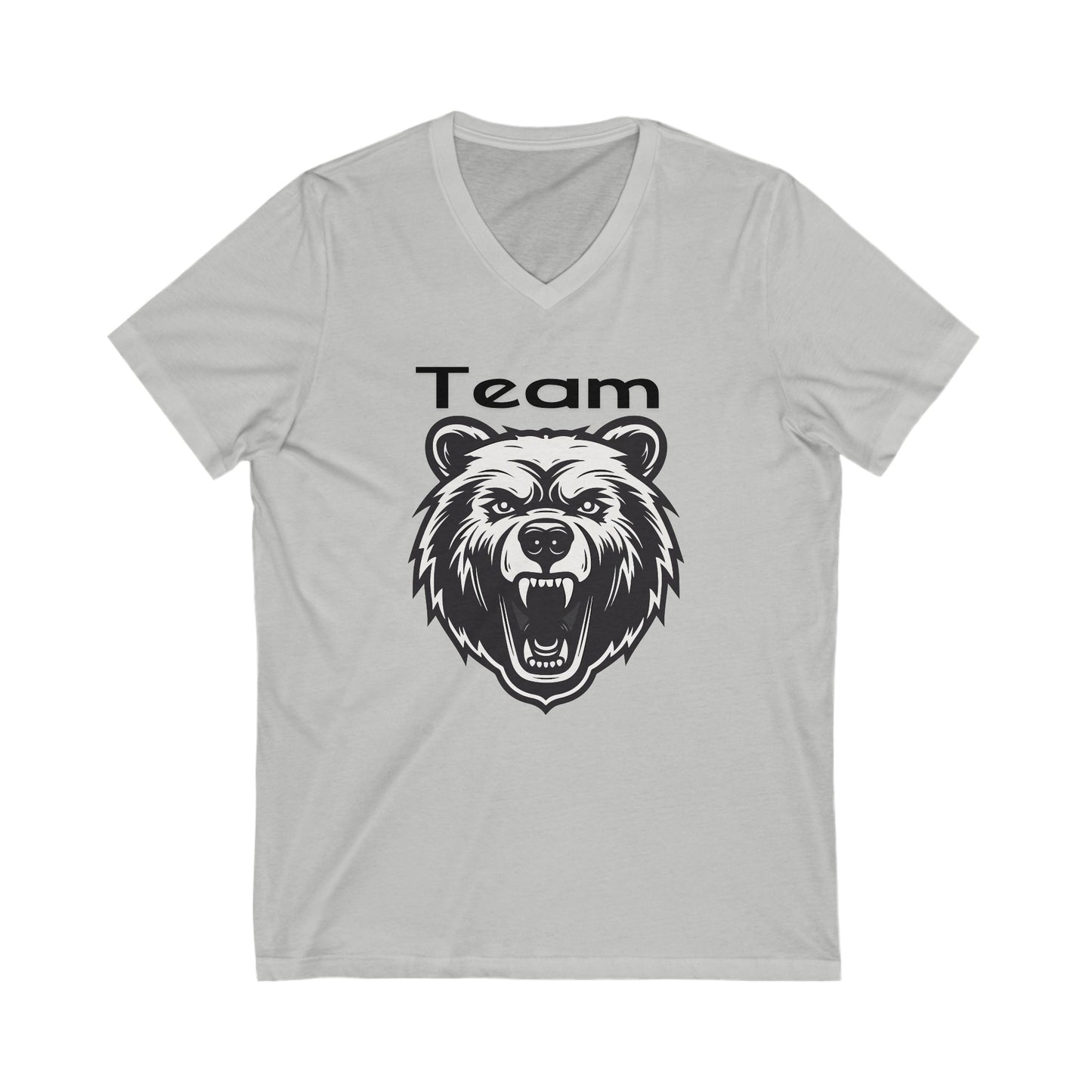 Unisex Jersey Short Sleeve V-Neck Tee | Team Bear