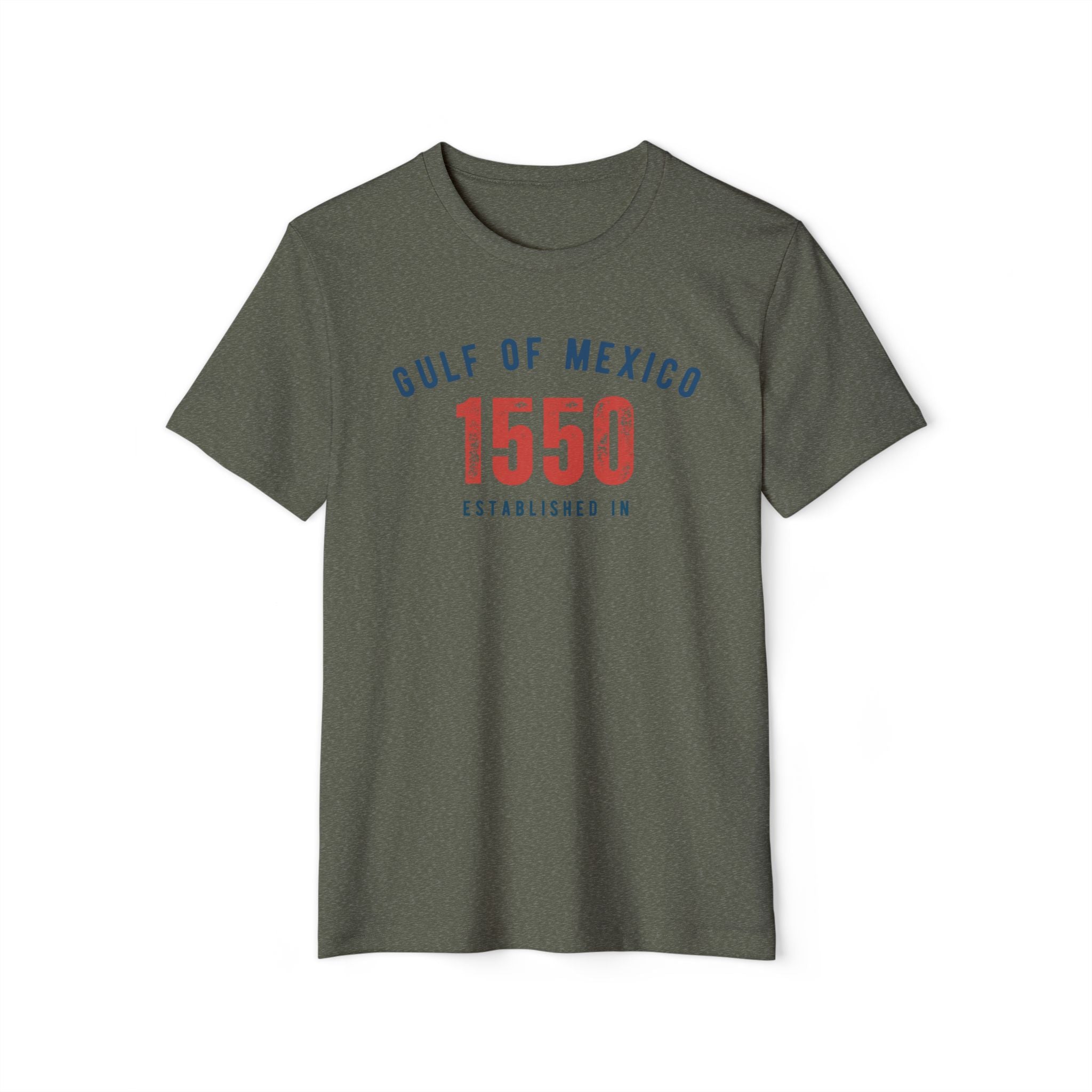 Gulf of Mexico Established in 1550 | Women's Organic T-Shirt | Sizes Up To 2XL