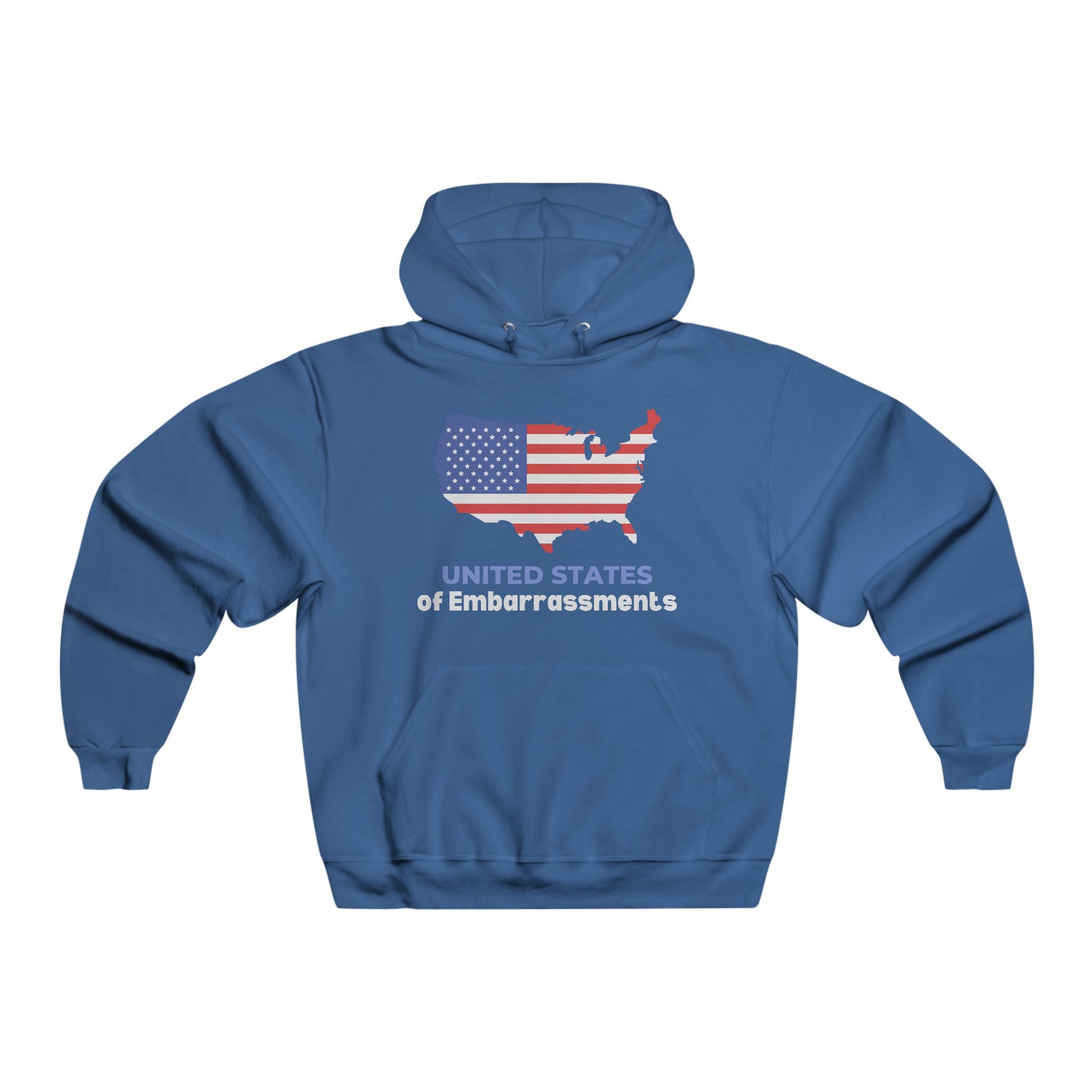 United States of Embarrassments | Men's Luxurious Hooded Sweatshirt | Sizes Up To 5XL