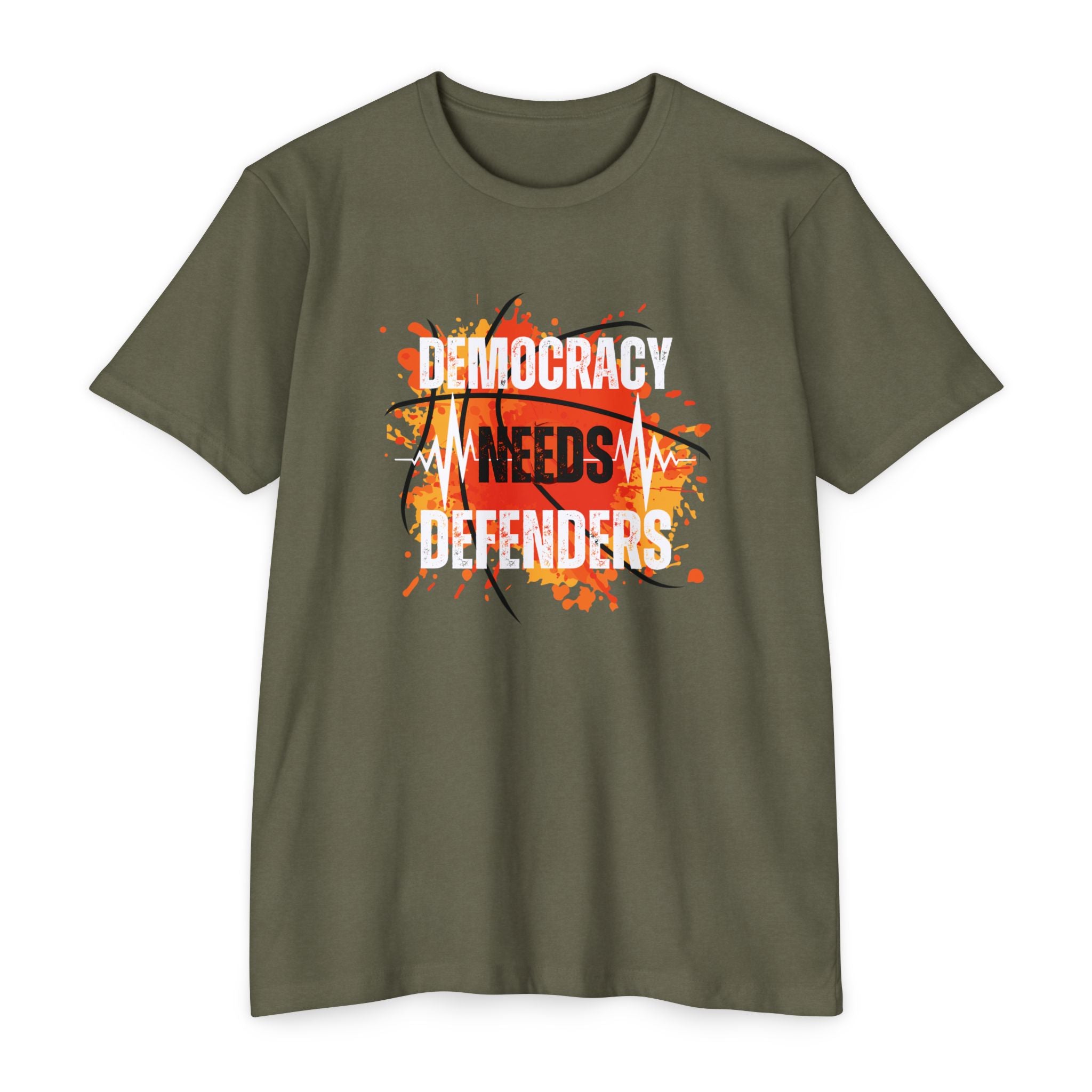 Democracy Needs Defenders | Men's Ultra-soft blend T-Shirt | Sizes Up To 4XL