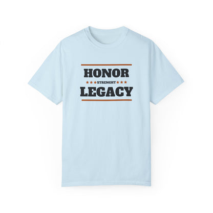 Honor. Strength. Legacy. | Men's 100% Cotton T-Shirt | Sizes Up To 4XL