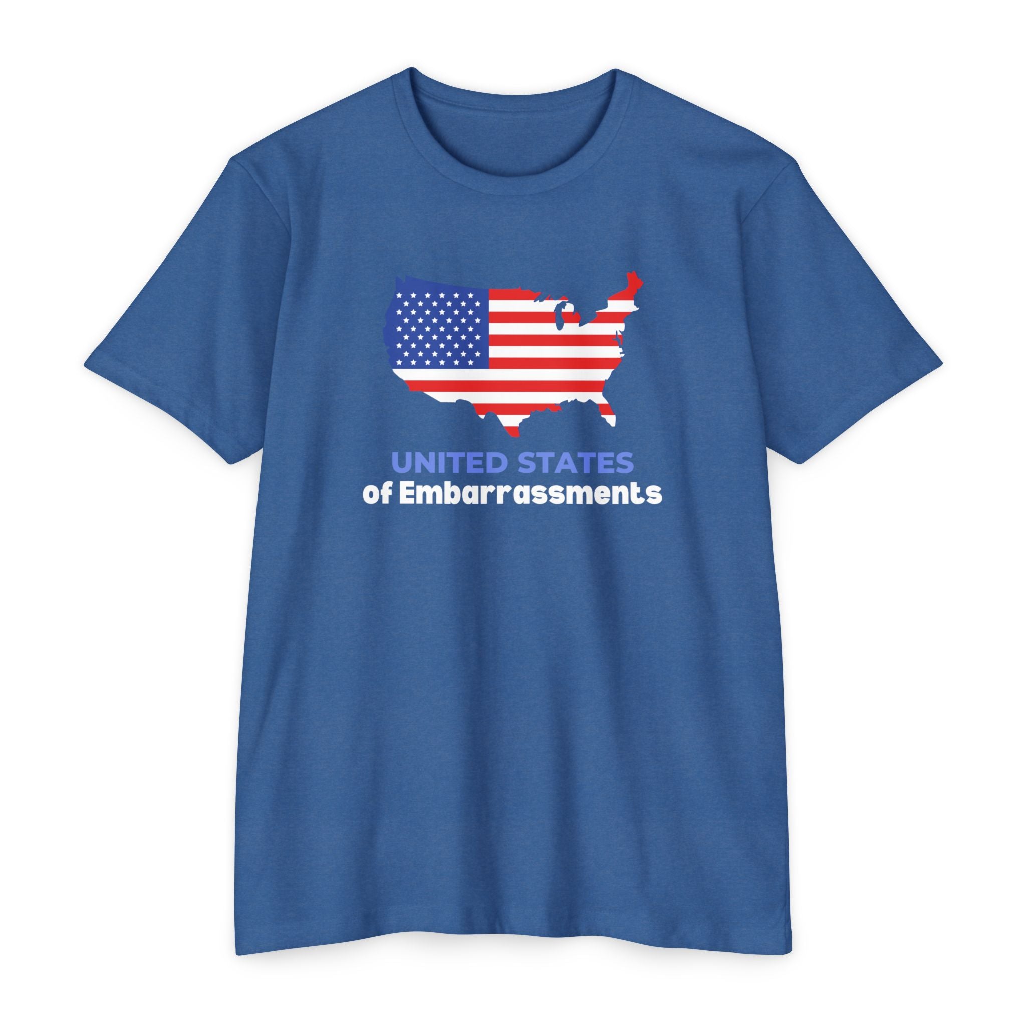 United States of Embarrassments | Men's CVC Jersey T-Shirt | Sizes Up To 4XL