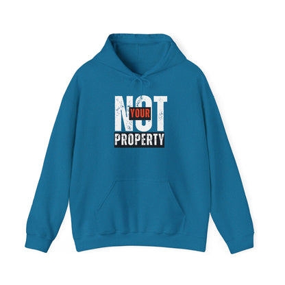 Not Your Property | Women's Soft Cotton Poly Blend Hoodie | Sizes Up To 5XL