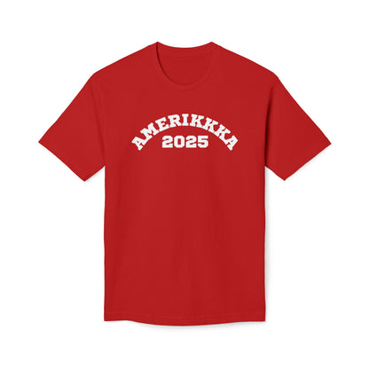 AMERIKKKA 2025 | Women's USA Made Midweight T-Shirt | Sizes Up To 3XL
