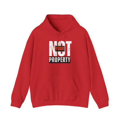 Not Your Property | Women's Soft Cotton Poly Blend Hoodie | Sizes Up To 5XL