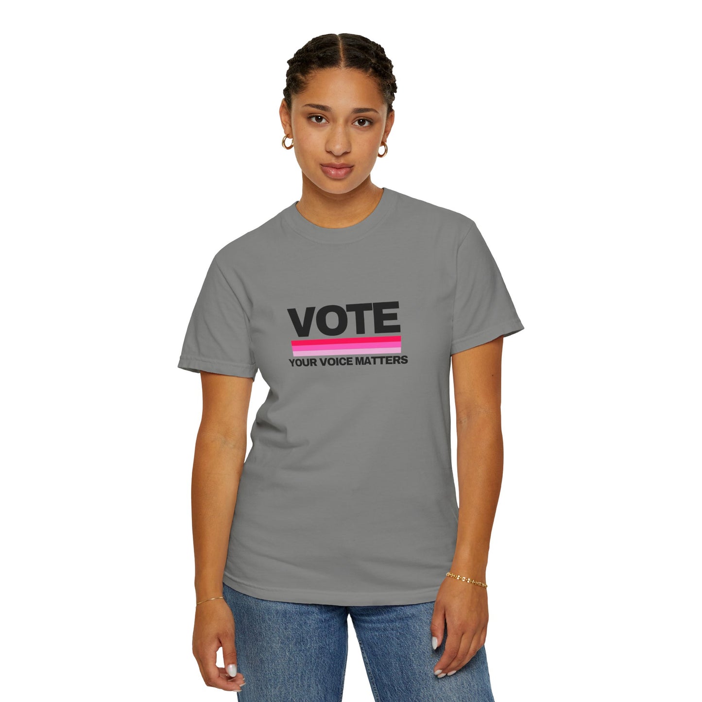 Unisex Garment-Dyed T-shirt | VOTE Your Voice Matters