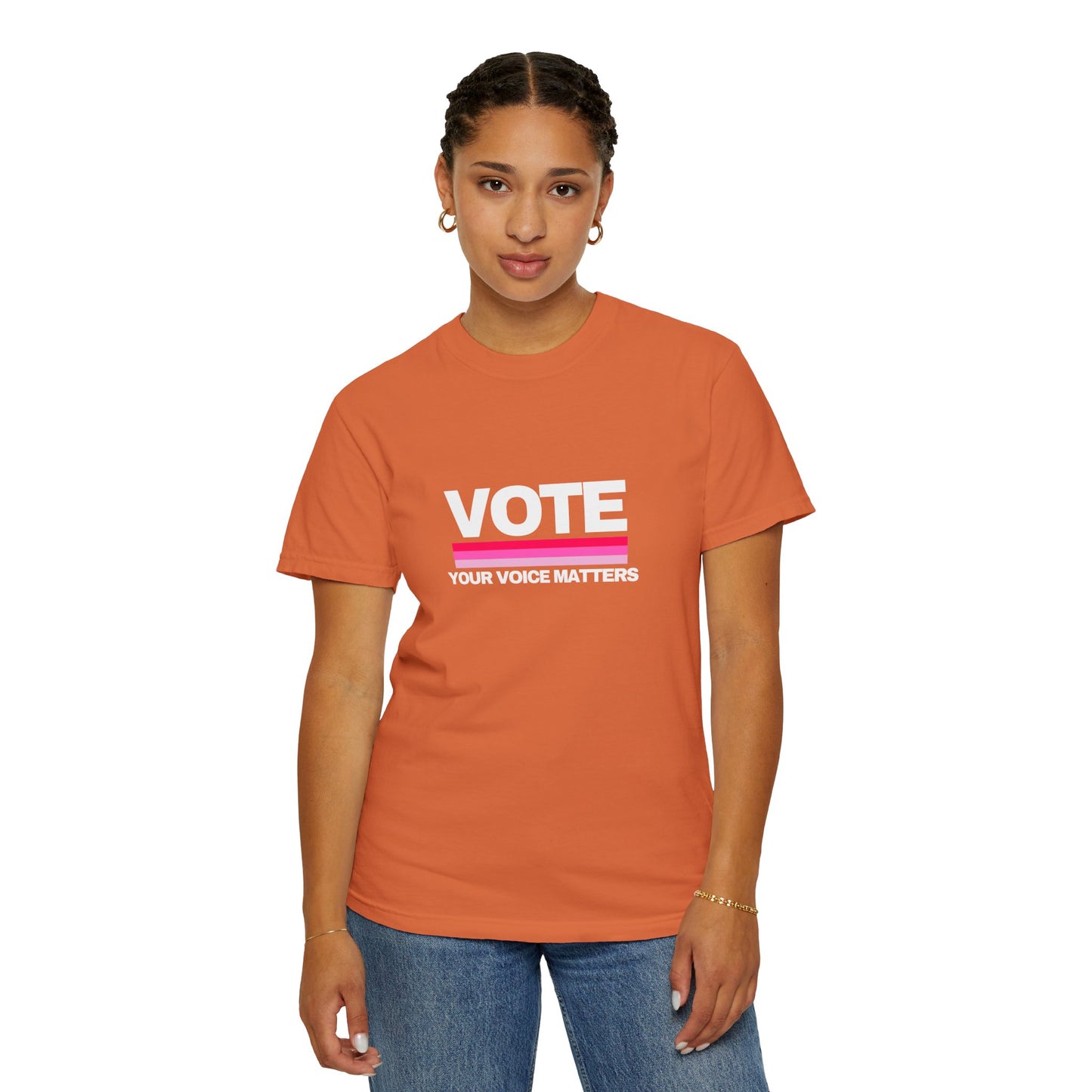 Unisex Garment-Dyed T-shirt | VOTE Your Voice Matters