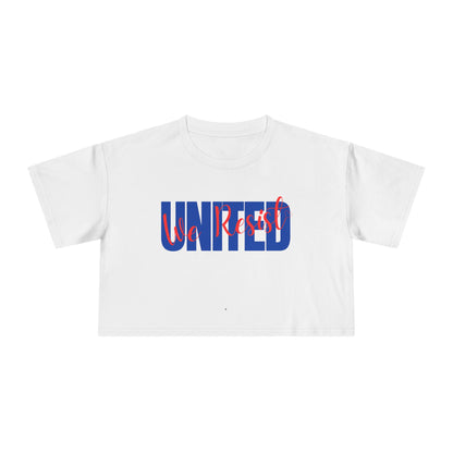 United We Resist | Women’s 100% Cotton Cropped Tee | Sizes Up To XL