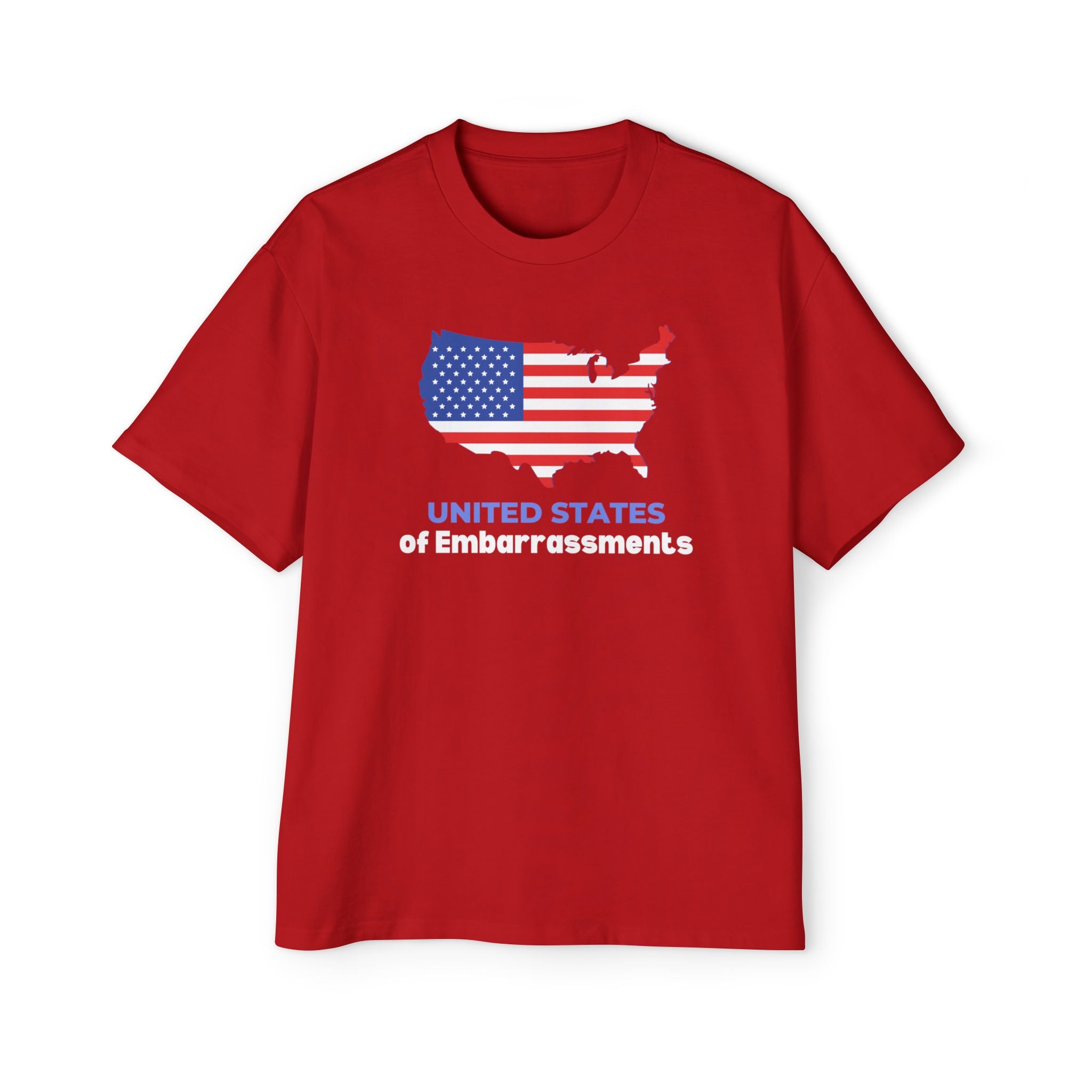 'United States of Embarrassments' | Men's 100% Cotton T-Shirt | Sizes Up To 3XL