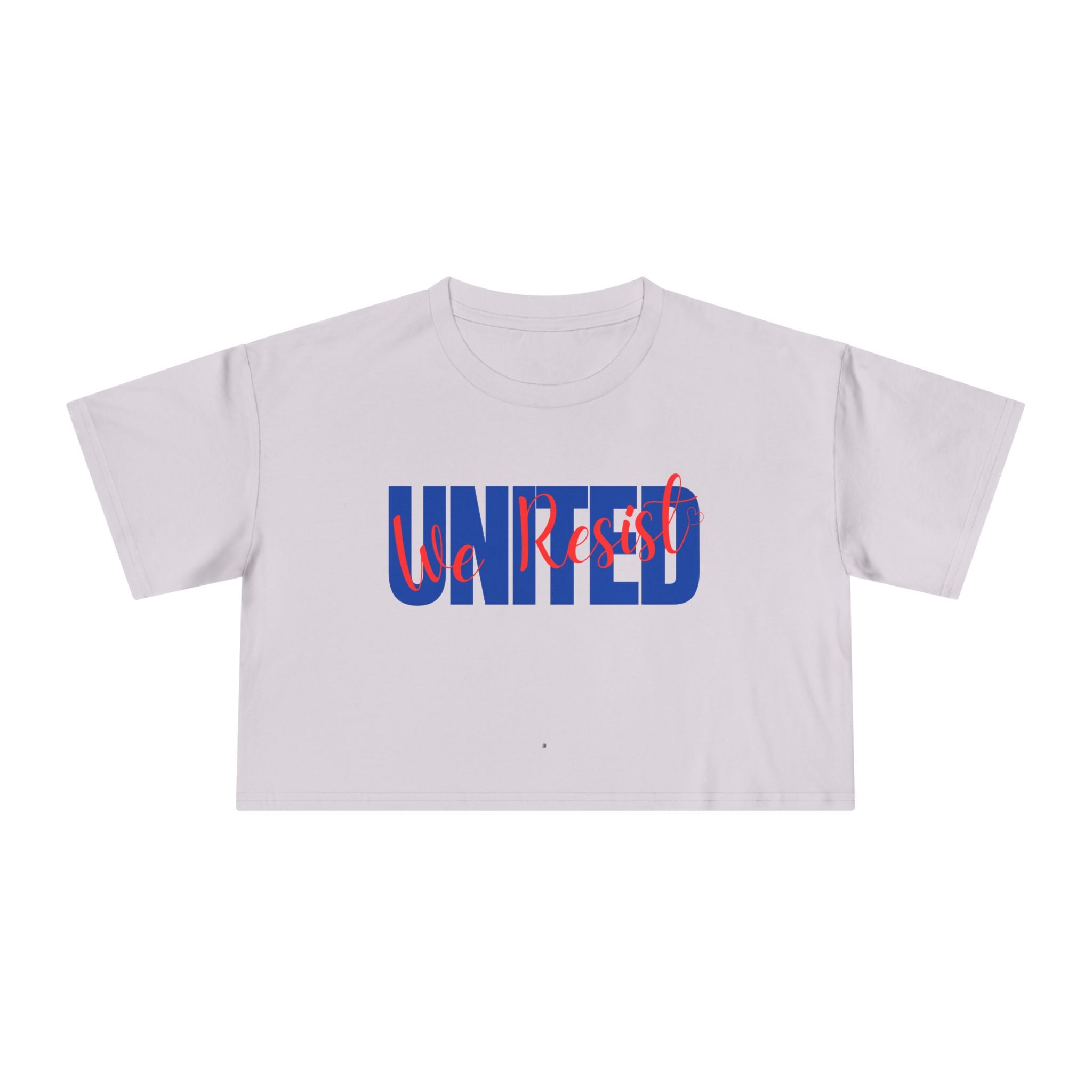 United We Resist | Women’s 100% Cotton Cropped Tee | Sizes Up To XL