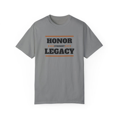 Honor. Strength. Legacy. | Men's 100% Cotton T-Shirt | Sizes Up To 4XL