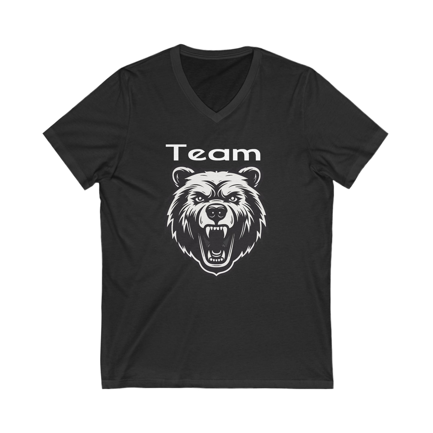 Unisex Jersey Short Sleeve V-Neck Tee | Team Bear