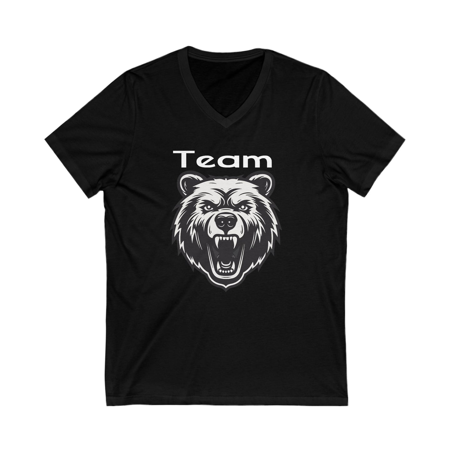 Unisex Jersey Short Sleeve V-Neck Tee | Team Bear