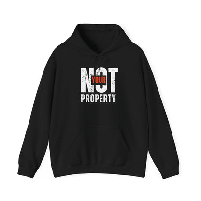 Not Your Property | Women's Soft Cotton Poly Blend Hoodie | Sizes Up To 5XL