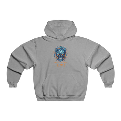 They Want Me Silent. I Refuse | Men's NUBLEND® Skull Fire Hoodie | Sizes Up To 2XL