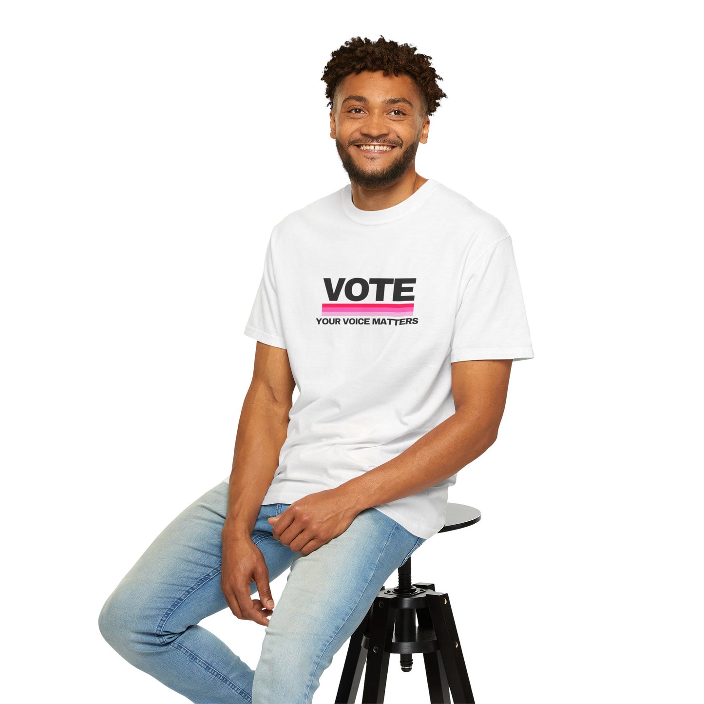 Unisex Garment-Dyed T-shirt | VOTE Your Voice Matters