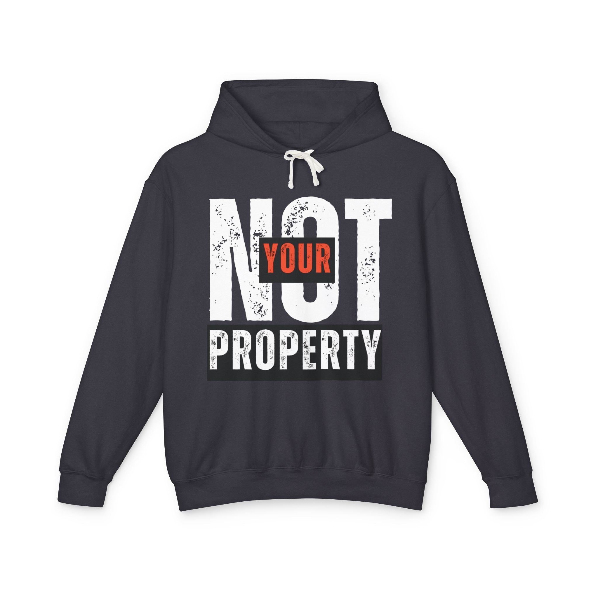 Not Your Property | 100% Cotton Men's Lightweight Hoodie | Sizes Up To 3XL