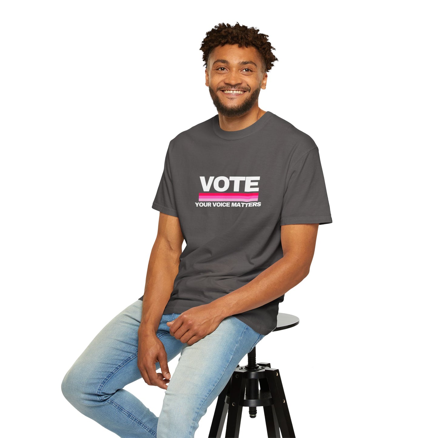 Unisex Garment-Dyed T-shirt | VOTE Your Voice Matters